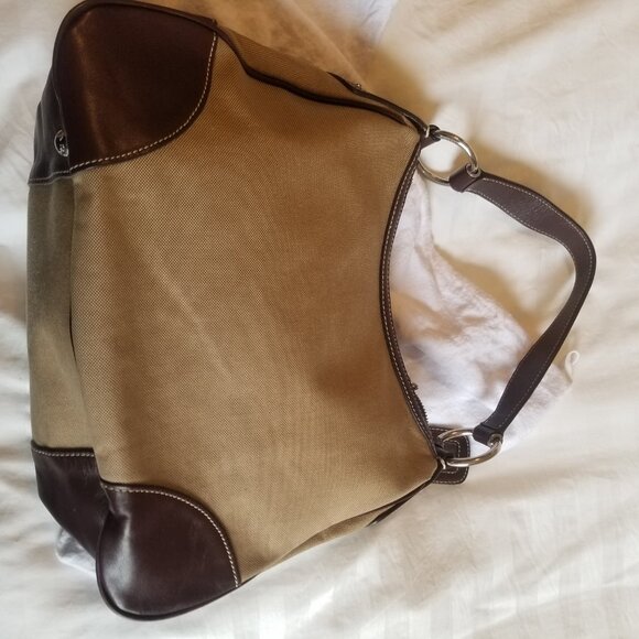 Authentic Prada Canvas and Leather Bag - Picture 8 of 10